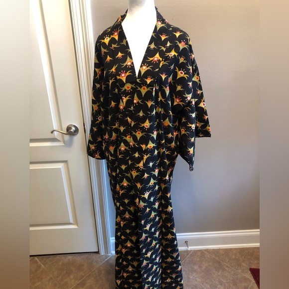 Set of 2 Kimonos with Obi Vintage and Authentic - Picture 1 of 16
